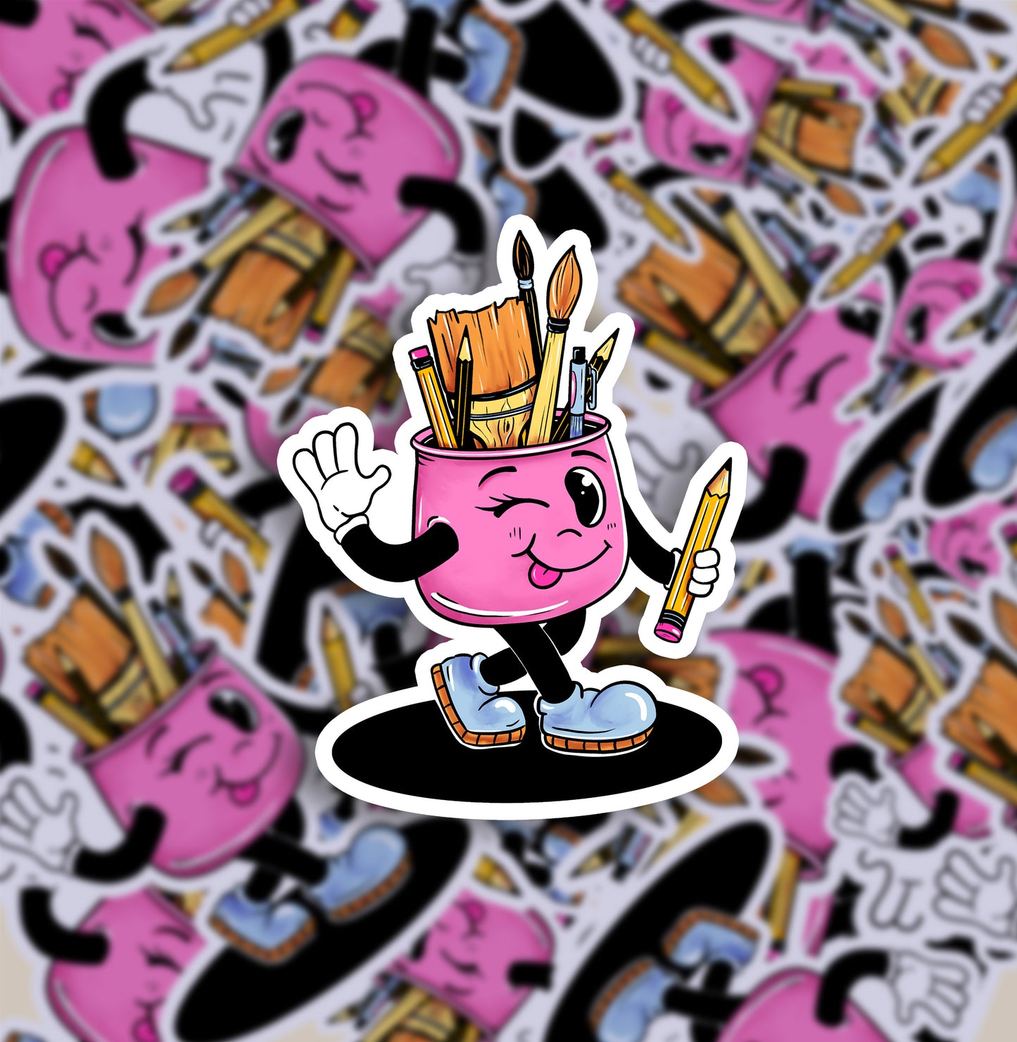 Art Supplies Sticker