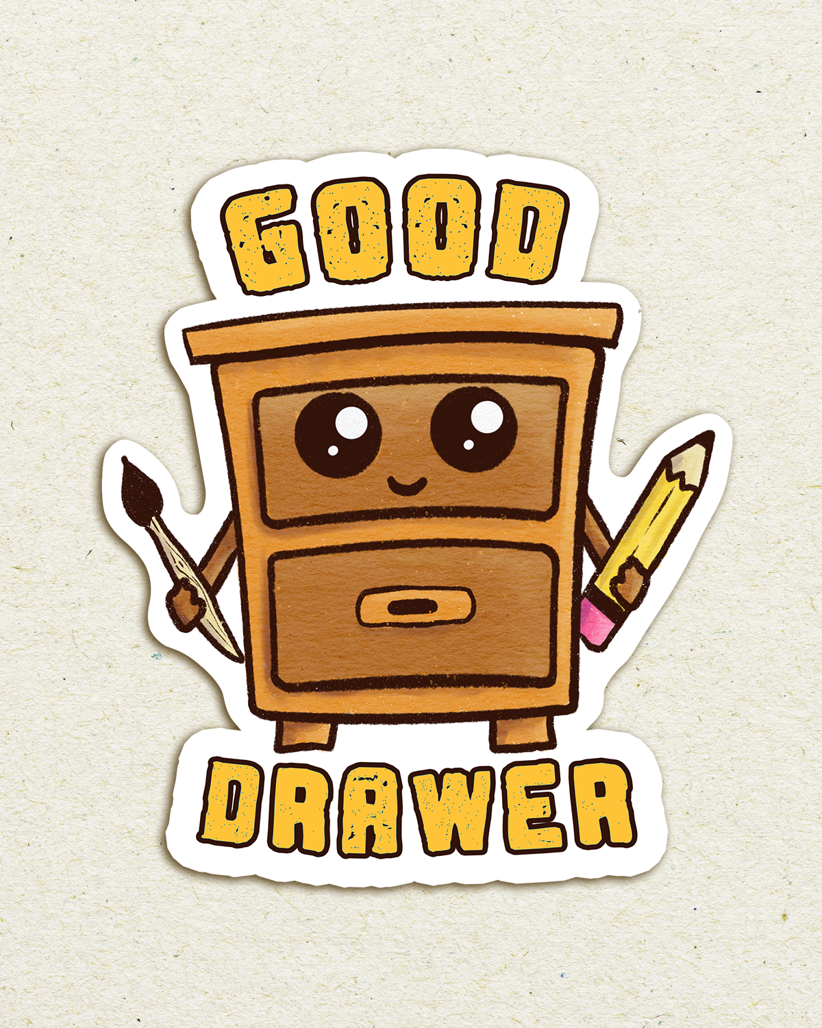 Good "Drawer" Artist Sticker