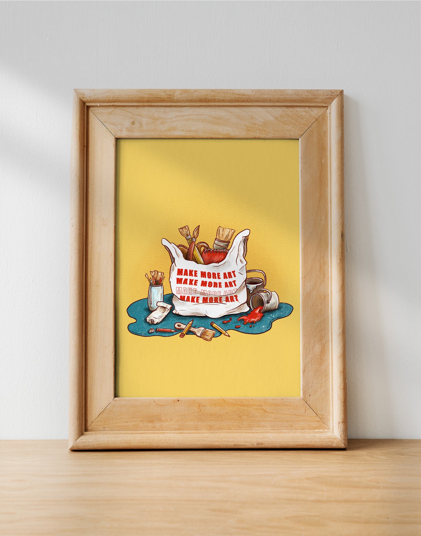 Make More Art Giclée Art Print