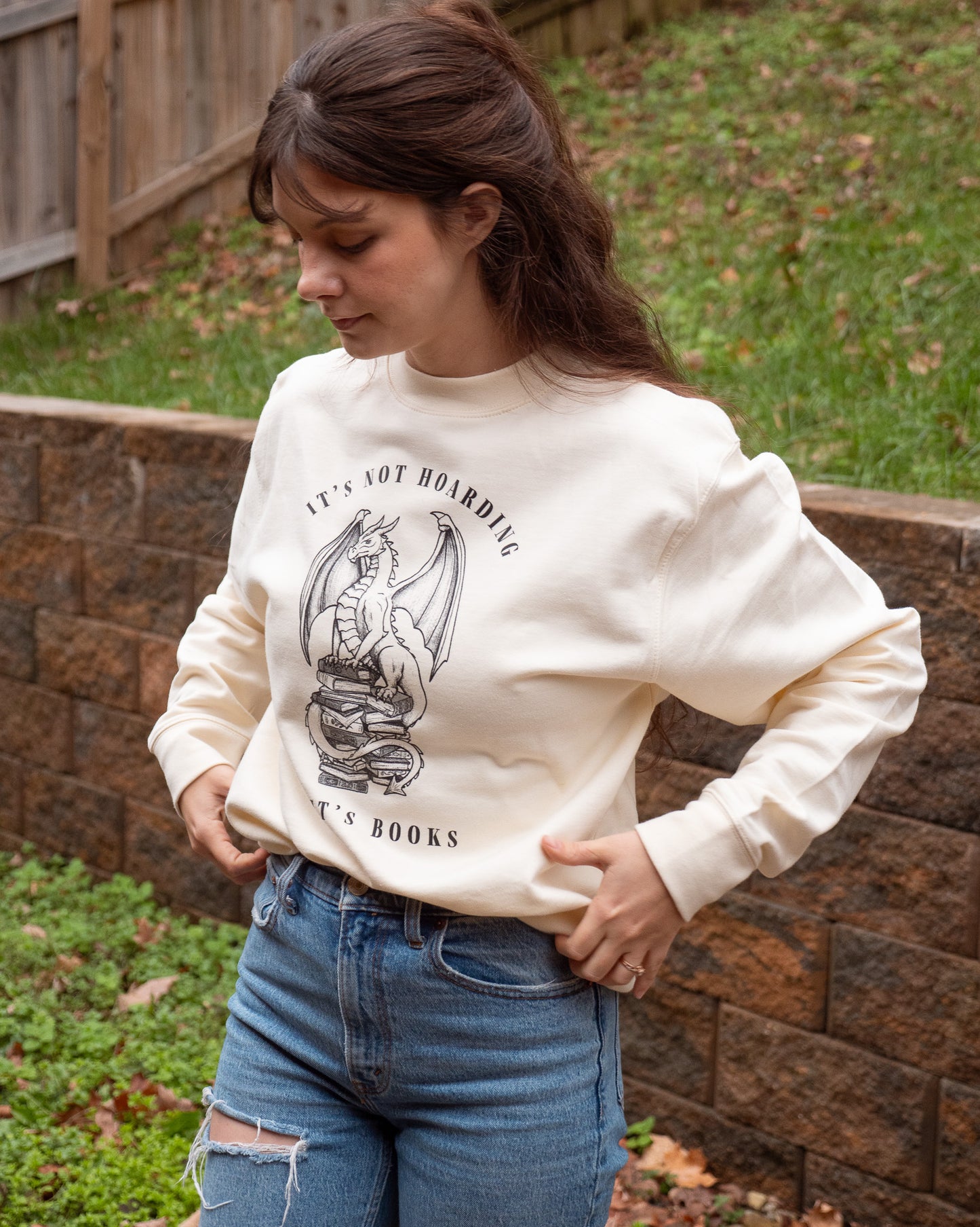 The Book Hoarding Dragon Sweatshirt