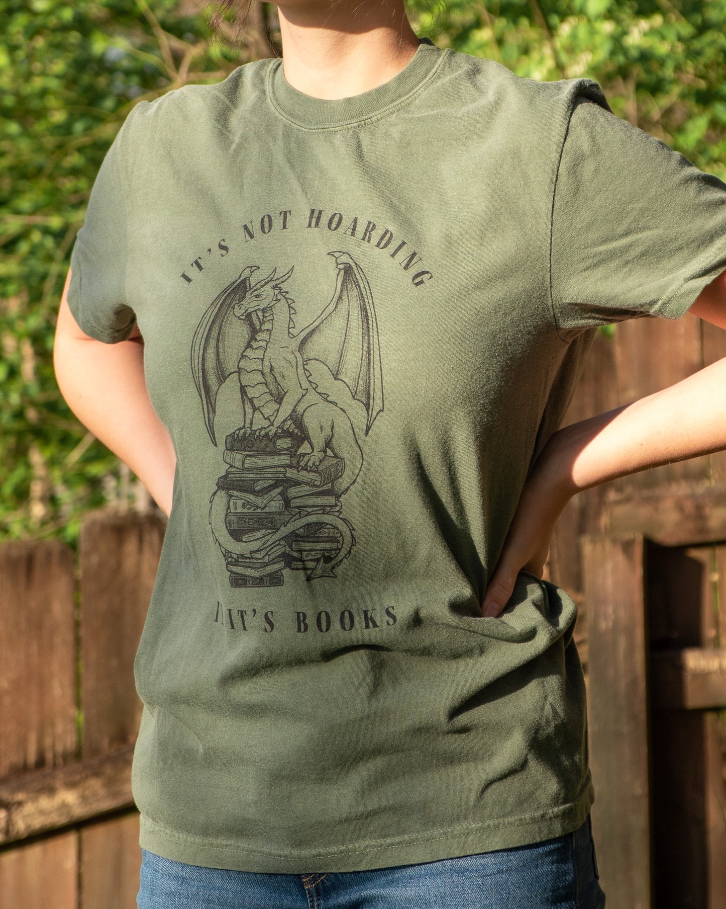 The Book Hoarding Dragon Shirt