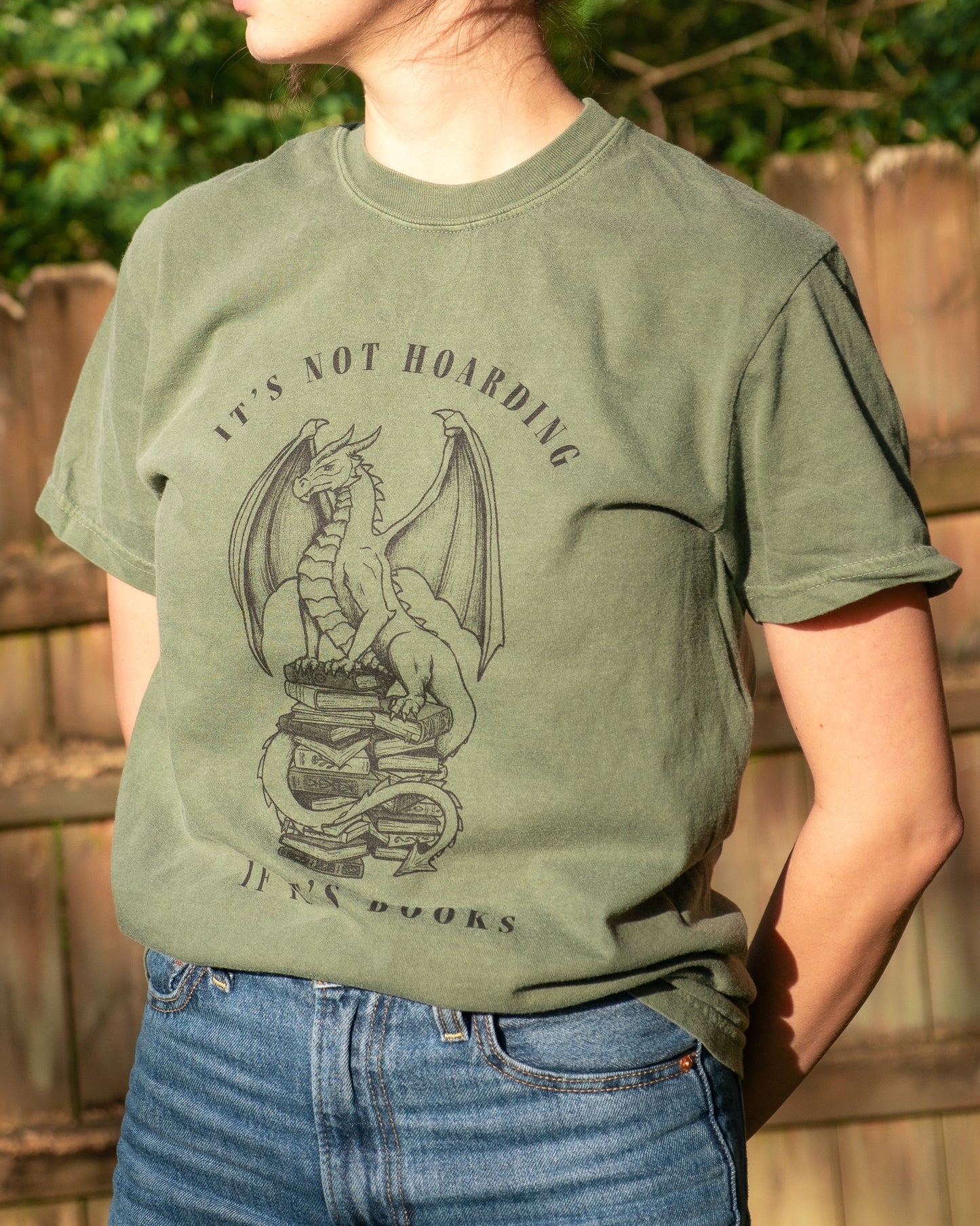 The Book Hoarding Dragon Shirt