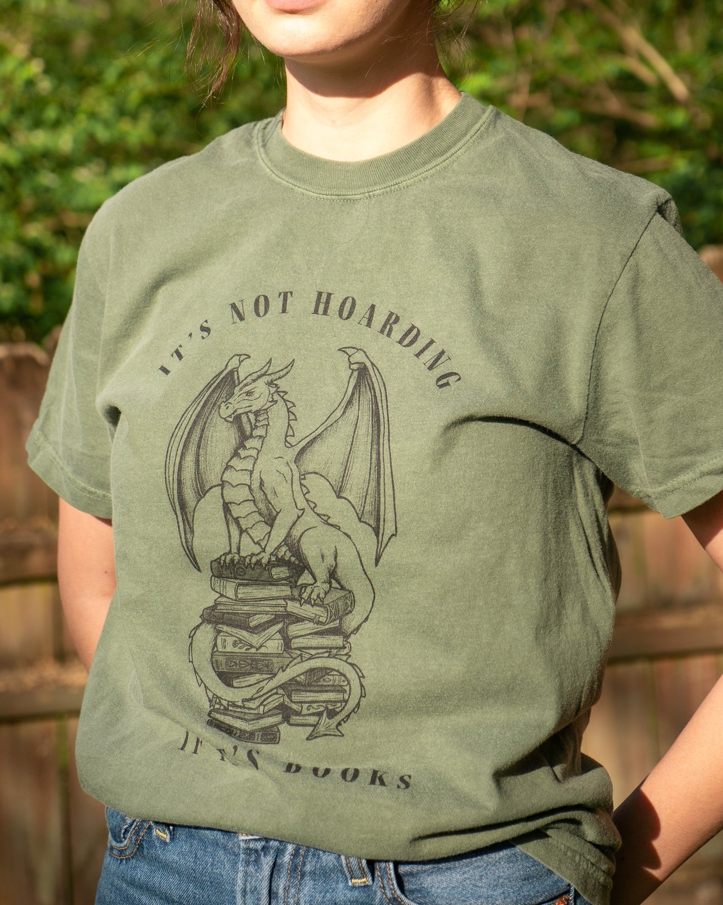 The Book Hoarding Dragon Shirt