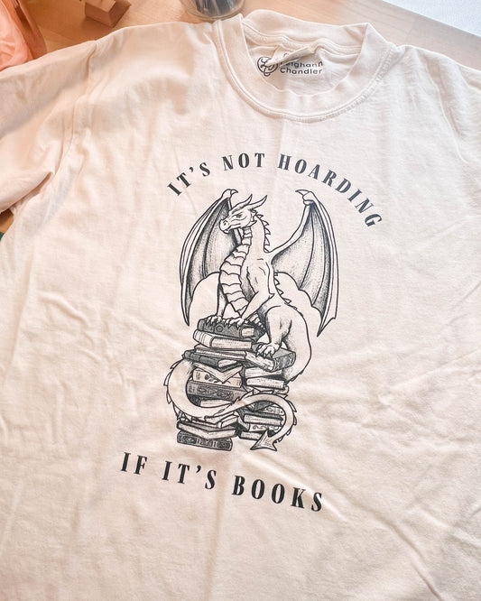 The Book Hoarding Dragon Shirt: B Grade