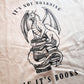 The Book Hoarding Dragon Shirt: B Grade