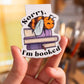 'Sorry, I'm booked' Bee Magnetic Bookmark