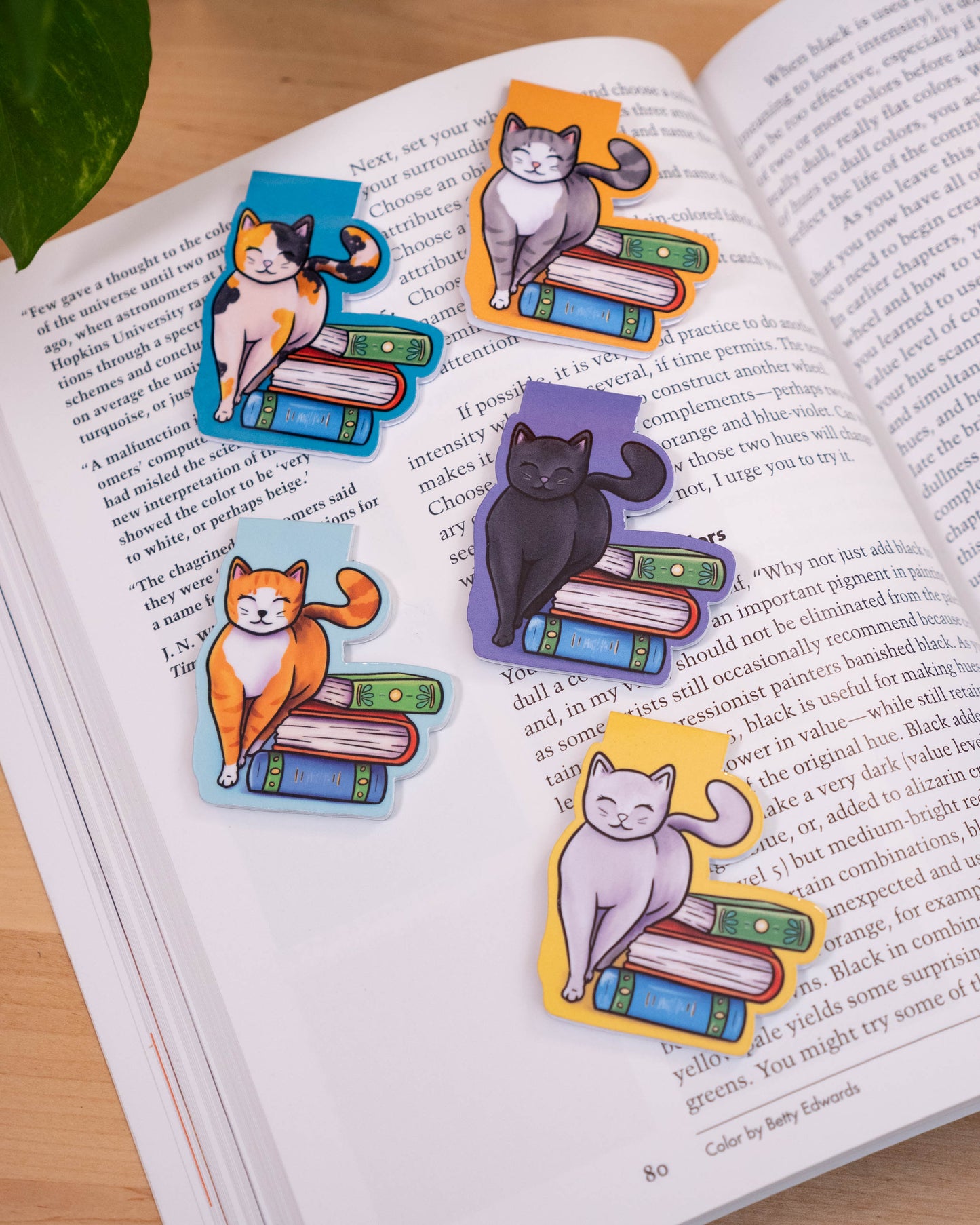 Bookish Cat Magnetic Bookmark