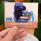 Bookish Cat Magnetic Bookmark