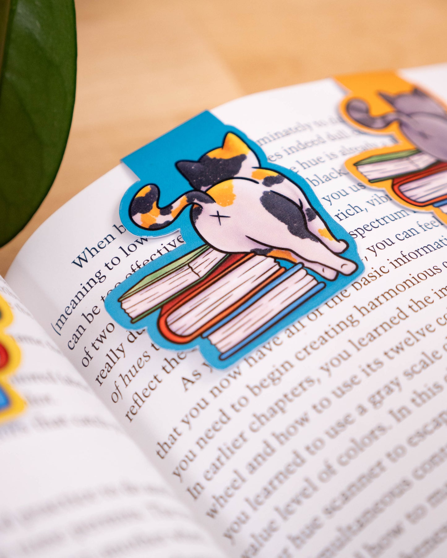 Bookish Cat Magnetic Bookmark