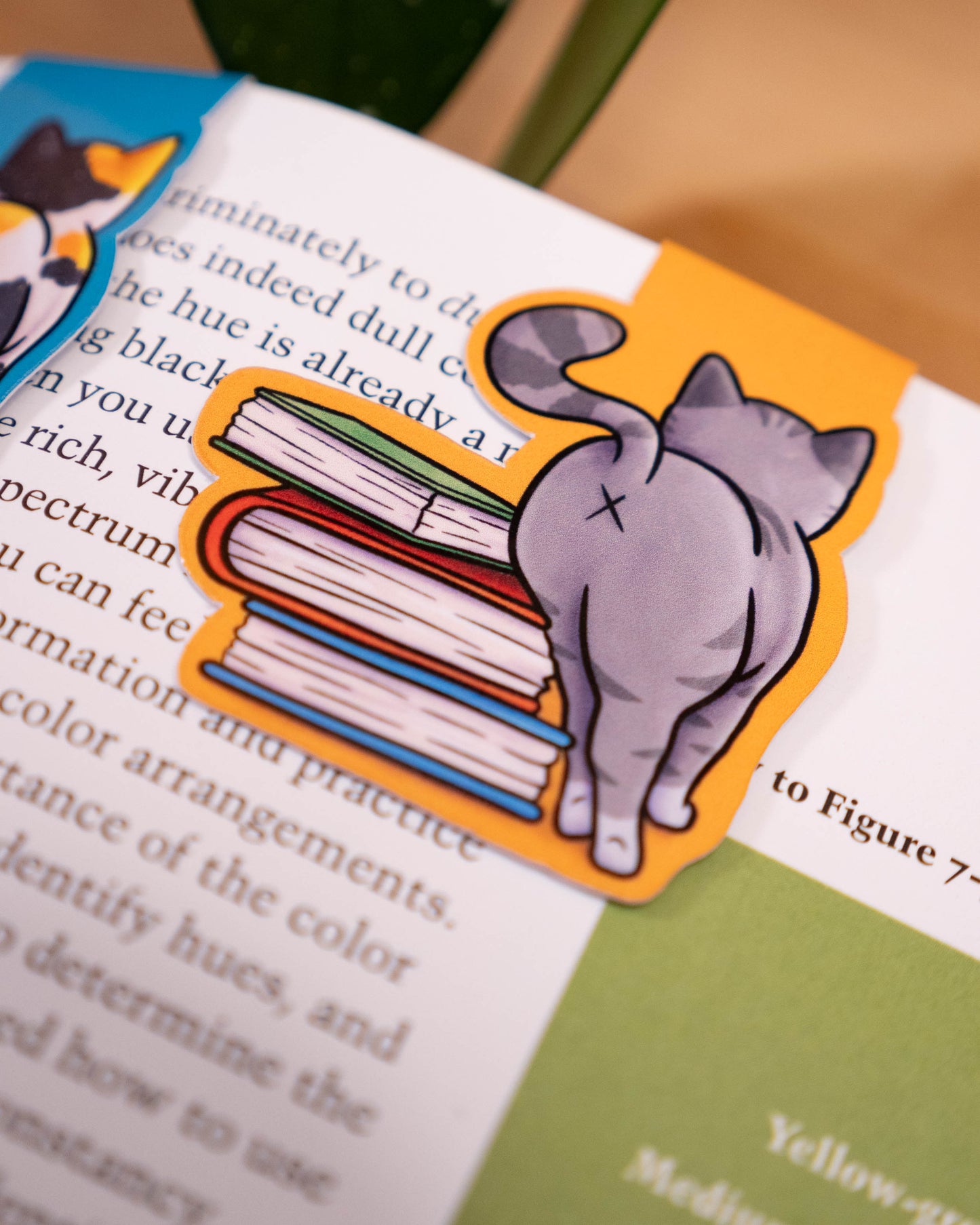 Bookish Cat Magnetic Bookmark