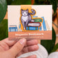 Bookish Cat Magnetic Bookmark