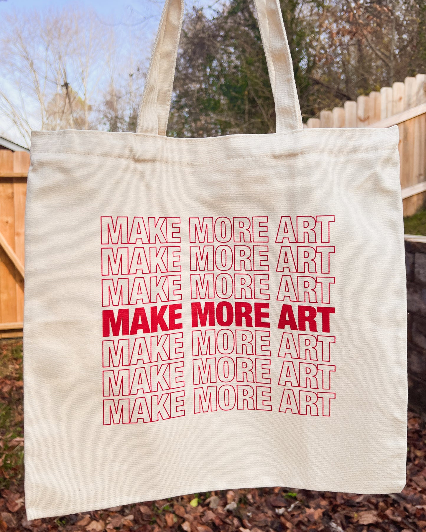 Make More Art Tote Bag