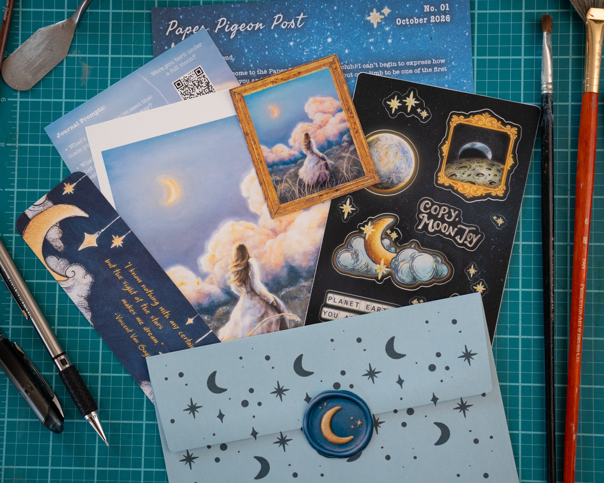 'The Moon and I' Sticker