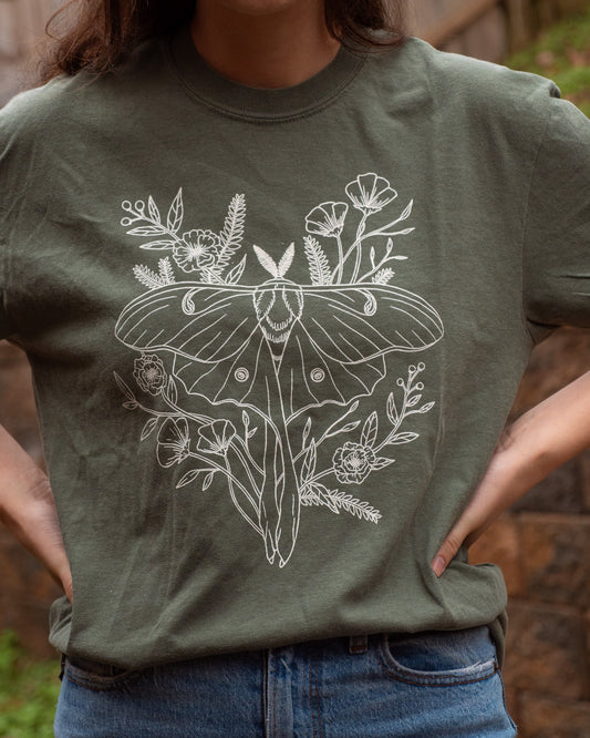 The Luna Moth T-Shirt: B Grade