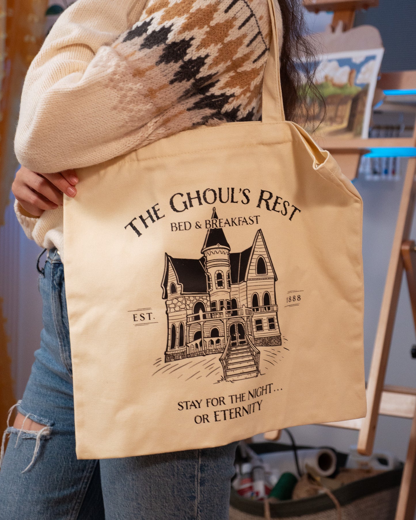 The Ghoul's Rest Tote Bag