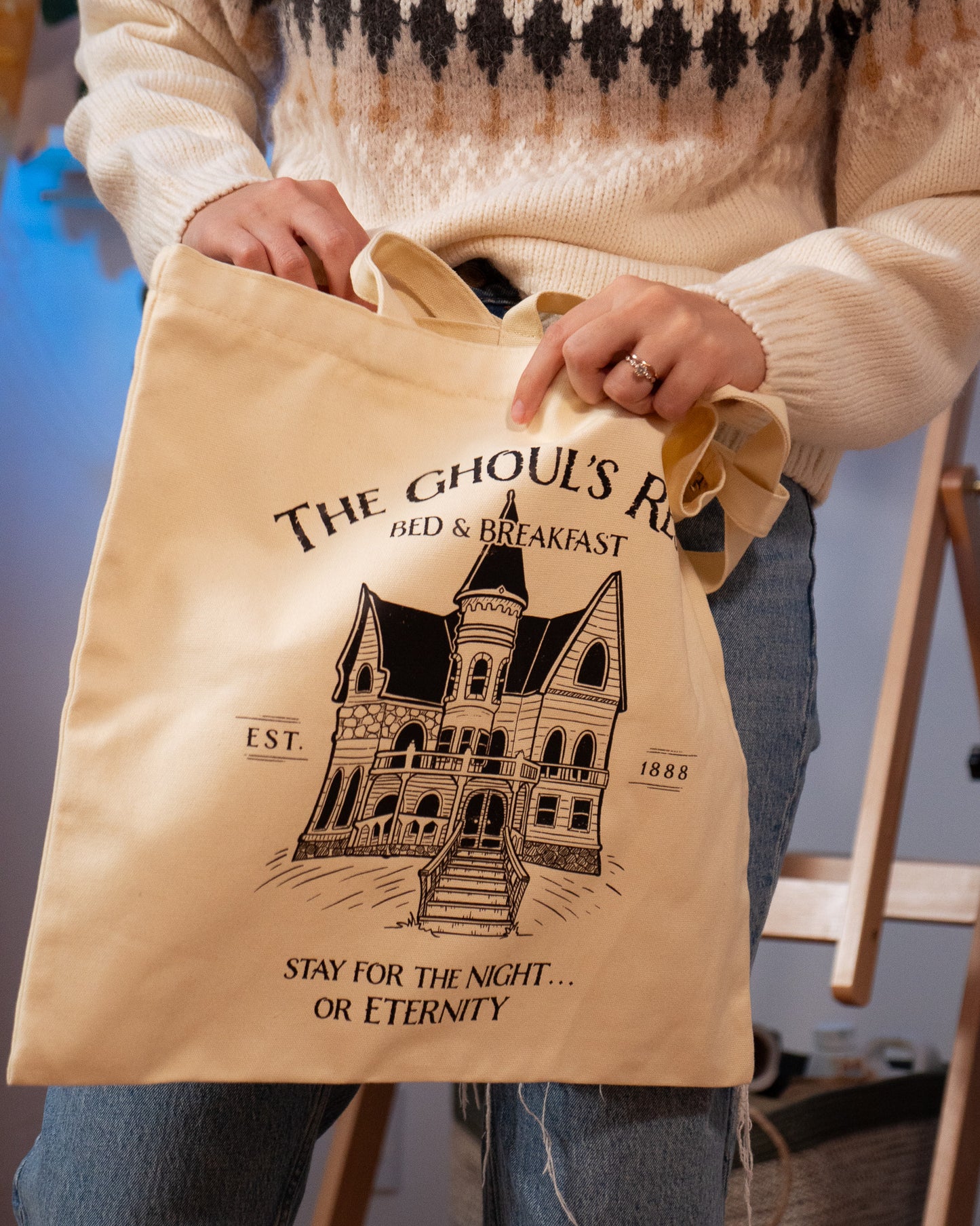 The Ghoul's Rest Tote Bag