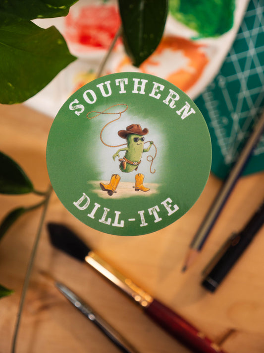 Southern Dill-ite Sticker