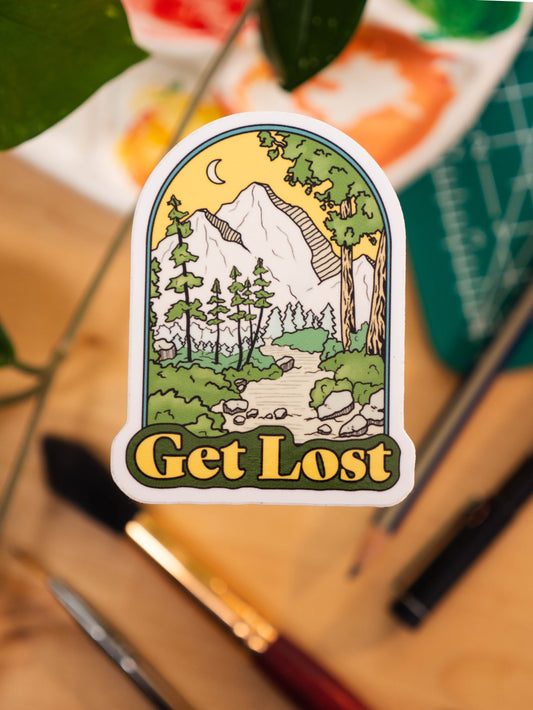 Get Lost Sticker