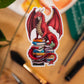 Book Hoarding Dragon Sticker