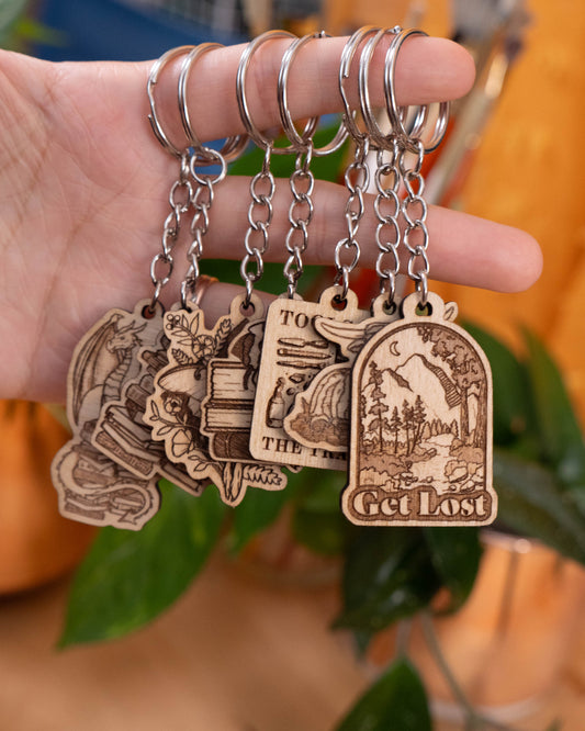 Engraved Wooden Keychains