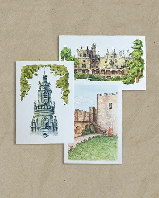 Portugal Watercolor Postcards