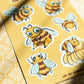 Happy Hive Bees Sticker Sheet