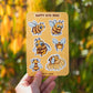 Happy Hive Bees Sticker Sheet