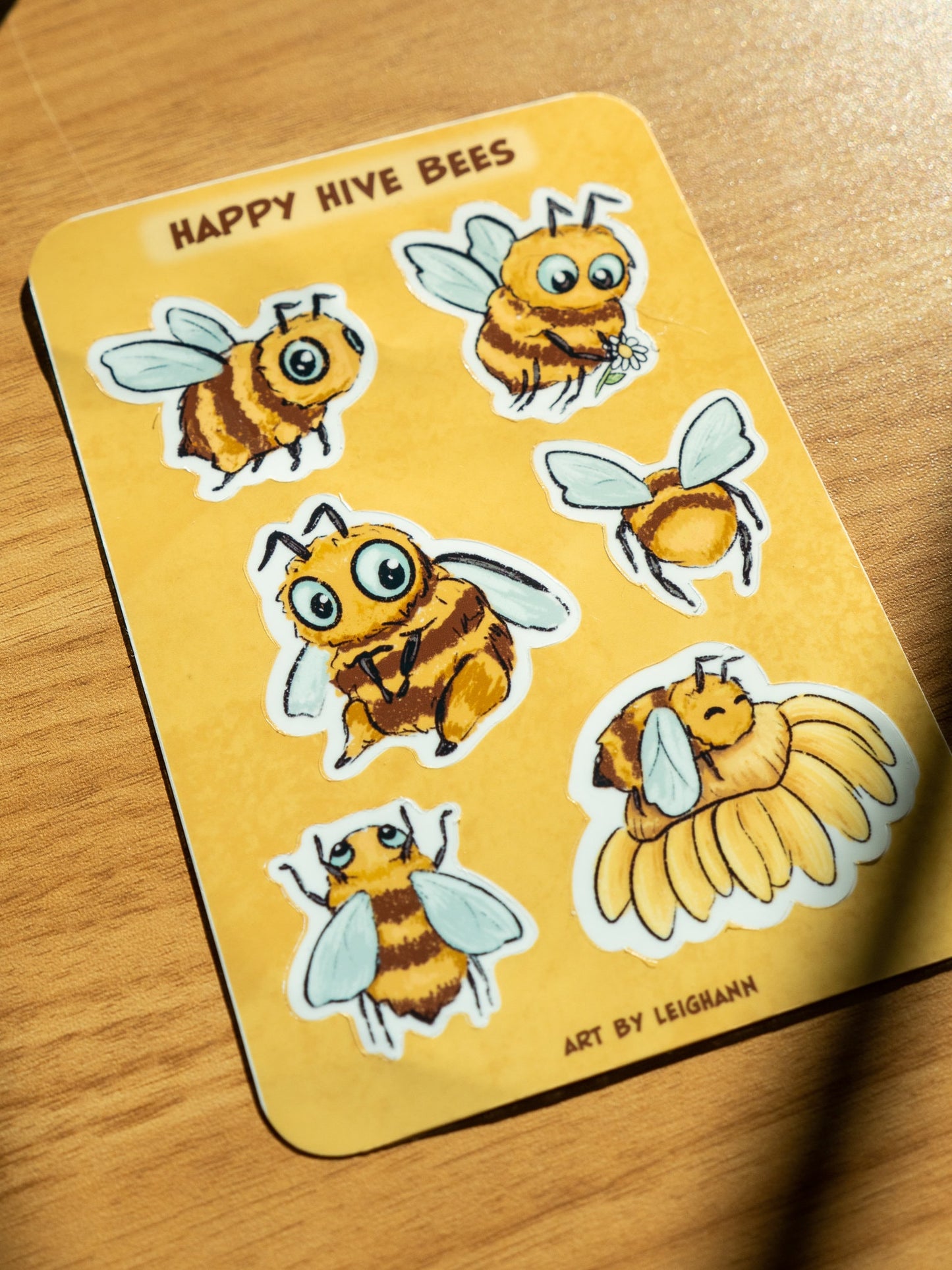 Happy Hive Bees Sticker Sheet