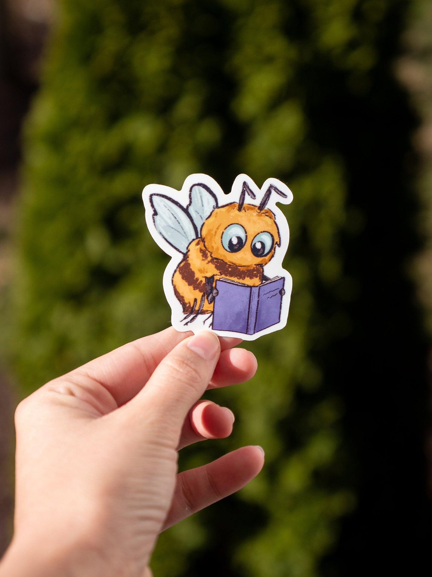 Book Bees Sticker Pack