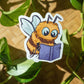 Book Bees Sticker Pack